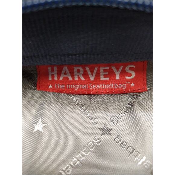 Harveys The Original Seatbelt Dark Blue Nylon Double Handle Tote Shoulder Bag - Picture 12 of 13